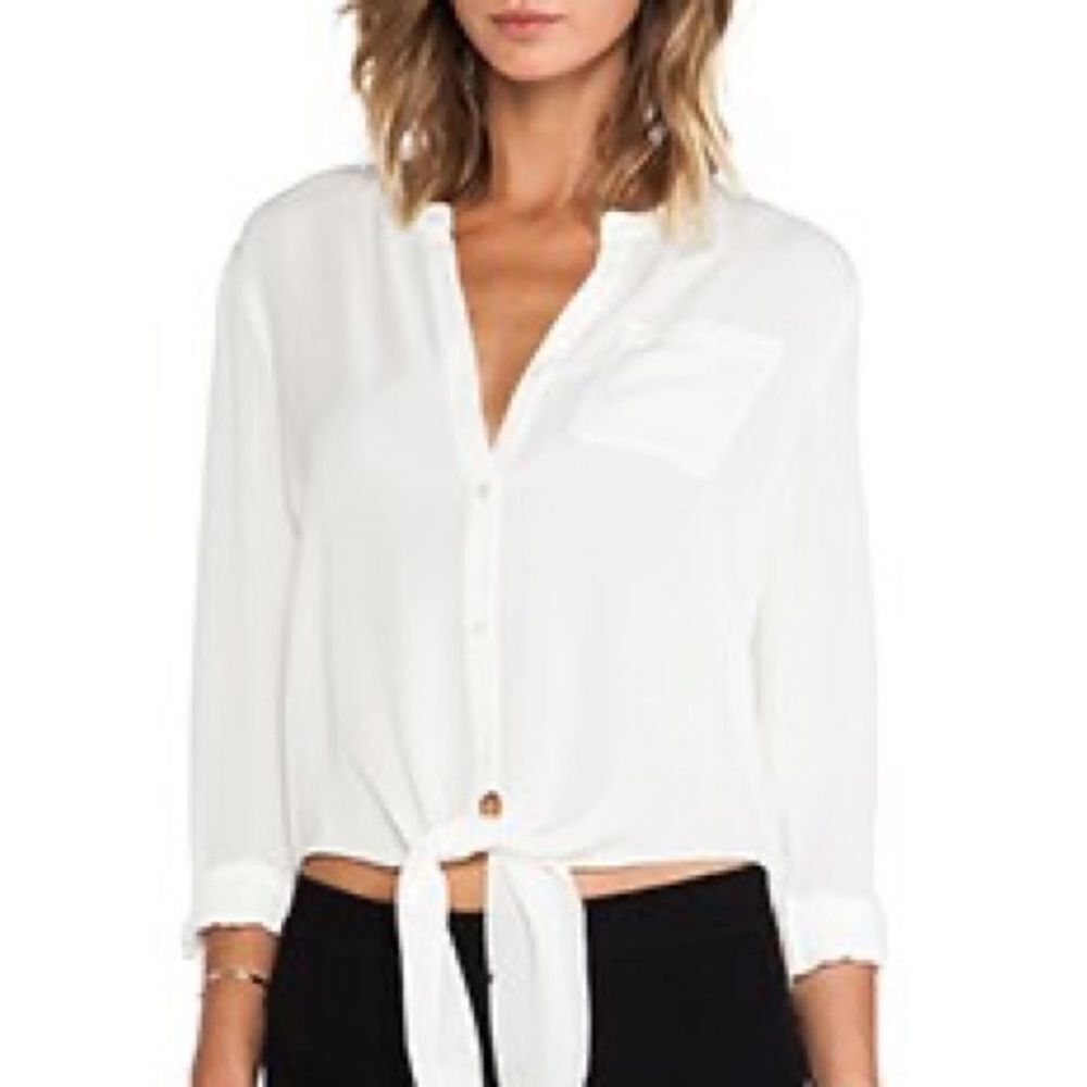 Theory Kevine Blouse in Pistache NEW